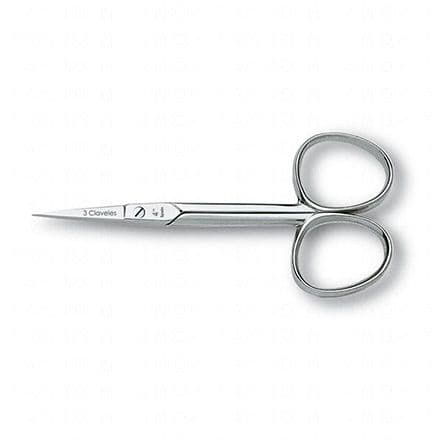 3 CLAVELES Ciseaux ongles droit 4''- 10 cm
