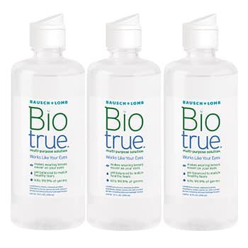 BIOTRUE - Solutions multifonctions pour lentilles BAUSCH & LOMB 300ml x 3