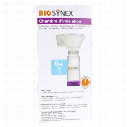 BIOSYNEX Chambre d'inhalation enfant + 6ans et adulte
